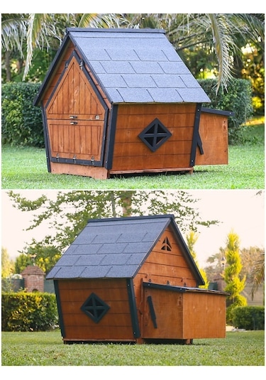 Mandu Ahşap Tavuk Kümesi 10 Tavuk Kapasiteli