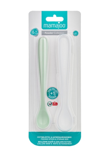 Mamajoo Beslenme Kaşığı Powder Green 2'li Yeşil