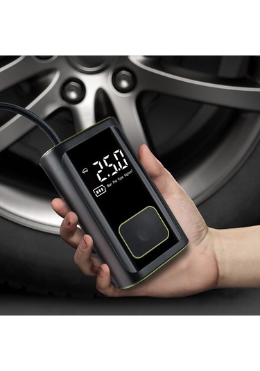 Reedark St-09 Kablosuz Elektrikli Hava Pompası, 4 Modlu Araba, Motosiklet, Bisiklet, Top , 150psı Maksimum Basınç, 2x2000mah Li-poly Batarya, Otomatik Durdurma, Usb Ters Şarj, Gece Aydınlatması Turuncu