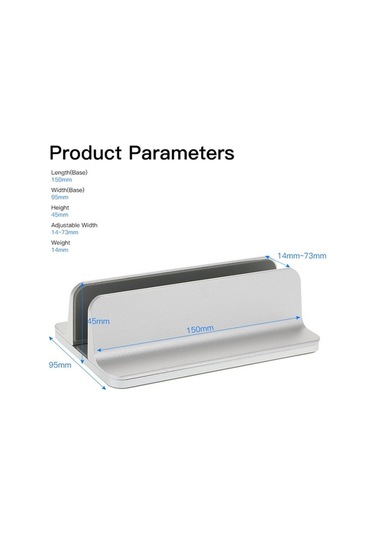 Didadodo Macbook, Tablet Ve Telefonlar İçin Ev Tipi Dikey Stand - Hafif Alüminyum Soğutucu