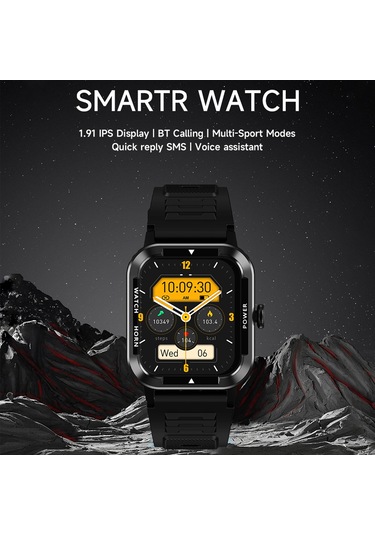 Samdoo U8 1.91" Ips Ekran 125 Spor Modulu Akıllı Saat(İthalatçı Garantili)