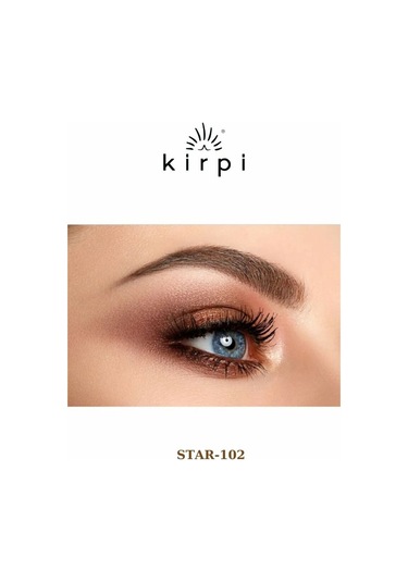 Kirpi Vegan Kahverengi Göz Kalemi Star Siyah