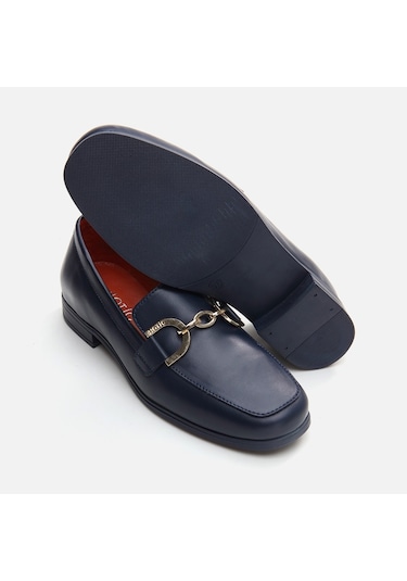 Hotiç Hakiki Deri Lacivert Kadın Loafer 01ayh291750a680 Lacivert