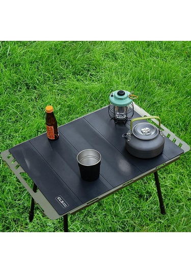Homyl Kamp Masa Matı Katlanır Silikon Örtüsü Barbekü Siyah Siyah Çok Renkli