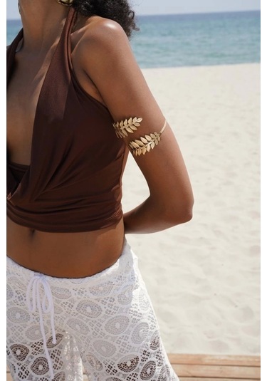 Degaje Yaka Crop Kahverengi