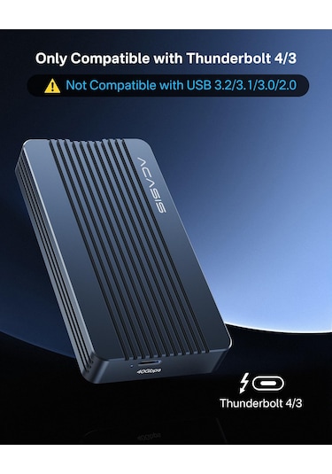 Acasis TBU405AIR Thunderbolt 4 Disk Kutusu