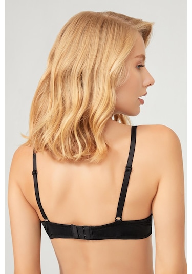 Lol Up Push Up Balenli Siyah Sütyen Siyah