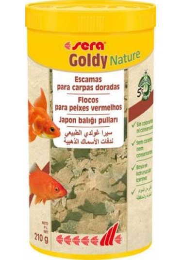Sera Goldy Nature Japon Balığı Yemi Pul 1000 Ml 210 Gr