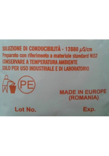 Kalibrasyon Çözeltisi Ec 12.88 Ms/cm 20ml