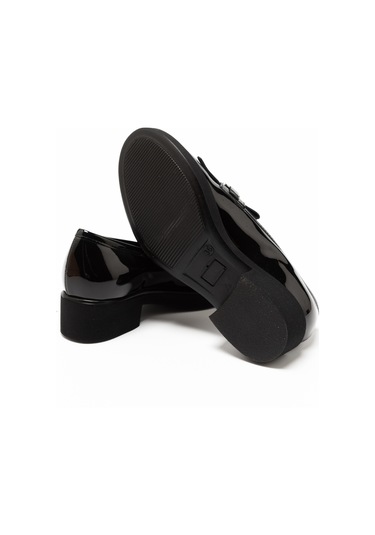 Vernice Nero Oxford Klasik Kadın 844003mk Donna Serena 4003mk Vernıce Nera Siyah