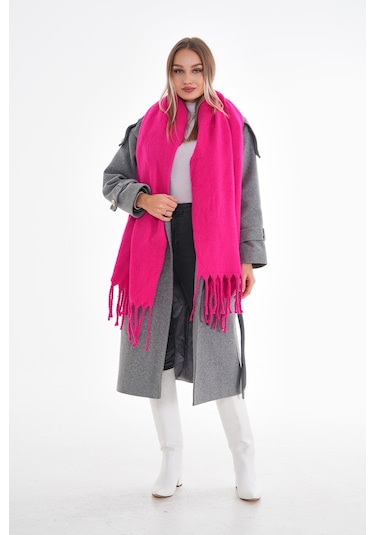 Ritagarcia Premium Soft Buklet Atkı Fuşya
