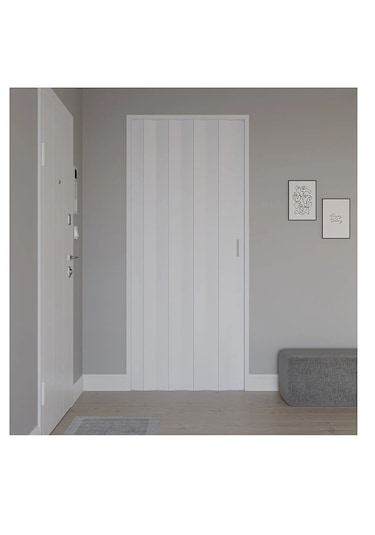 Katlanır Akordiyon Kapı Beyaz 82x203 Cm Ölçülerinde