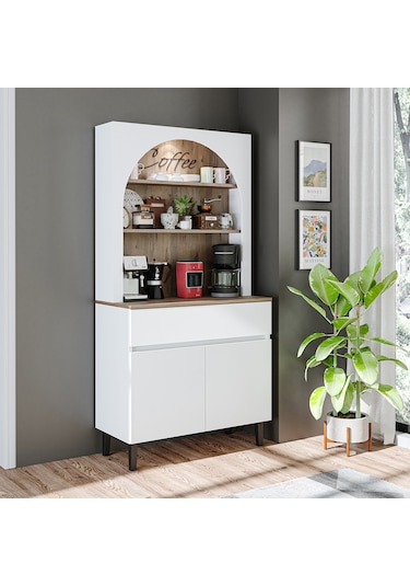 Venedik Kahve Köşesi, Çok Amaçlı Dolap, 2 Kapaklı 1 Çekmeceli Dlp