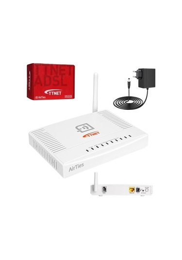 Ttnet Aırtıes Rt-206v4 Kablosuz Modem Router 1 Port 150 Mbps Adsl2