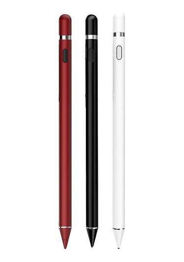 Padalink Siyah Universal Aktif Kapasitif Kalem - İpad, Telefon, Tablet İçin Çizim, Dokunmatik Ekran Uyumlu İos/android Stili