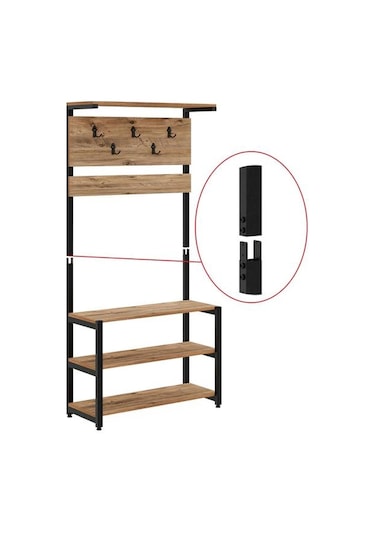 Ceramical Modern Vestiyer - Atlantik Çam Atlantik Çam