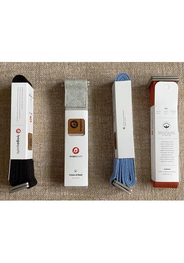 İyogasports Yoga Kemeri: %100 Organik Doğal Pamuk Siyah