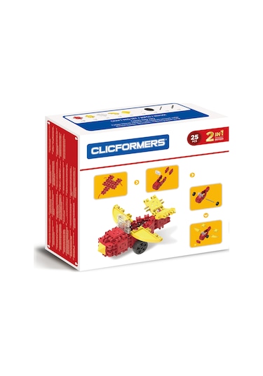 Clicformers Craft Red Set 25 Parça