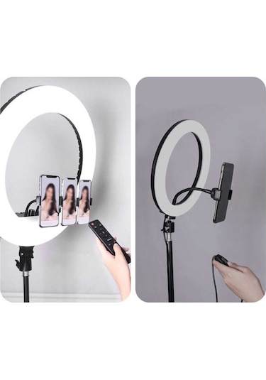 Zore RL-21 21" Işıklı Telefon Tutucu Ring Light