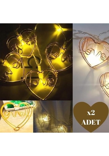 Buffer Kalpli Şerit Led Işık Zinciri Aydınlatma Doğum Günü Süs Işığı Çok Renkli