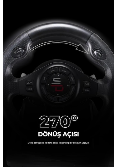 Subsonic Gs-550 Ps3/ps4/pc/xboxone/xbox360 Direksiyon Seti