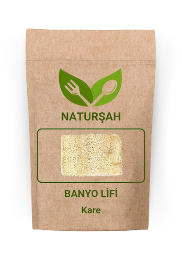 Naturşah Doğal Kabak Banyo Lifi Kare