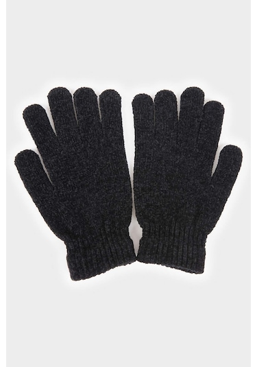 Defacto Kadın Şönil Eldiven F3191ax25wnbk26 Siyah