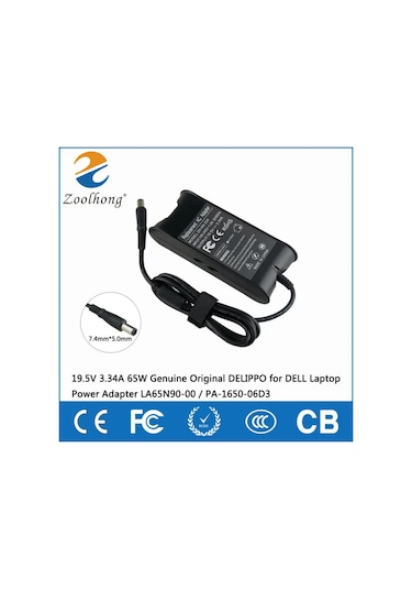 Dell Latitude E7250 E6430 E6500 Dizüstü Bilgisayar İçin 65w Ac Adaptör, 19,5 V, 3,34 A, 7,4 X 5,5 Mm