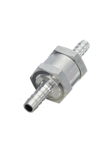 Mufunye Alüminyum 6mm Yakıt Tek Yönlü Valf - Benzin Ve Dizel İçin Geri Akış Engeli - Karbüratör Ve Düşük Basınçlı Sistemler İçin