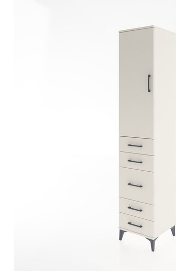 Hyperion Dolap 3 Raflı 5 Çekmeceli Tek Kapaklı 44x44x221 Aytaşı-aytaşı Aytası