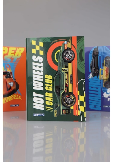 Yeni Sezon Lisanslı Hot Wheels A6 Çizgili Not Defteri