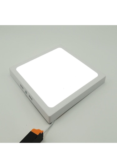 Kare Sıva Üstü Led Panel Armatür Trafolu Beyaz Gün 12/20/25W Beyaz
