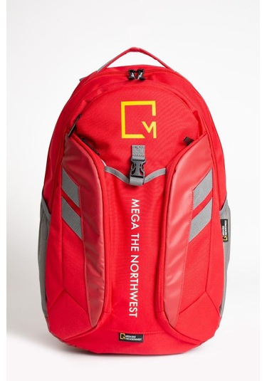 Unisex Dağcı Çantası Kamp Çantası Büyük Boy Sırt Çantası 45 30 Cm Seyahat Çantası Paraşüt Kumaş Kırmızı