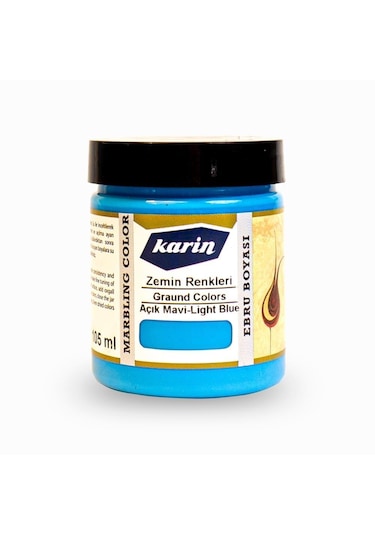 Karin Ebru Boyası 105 Ml. 902 Zemin Renkleri - Açık Mavi