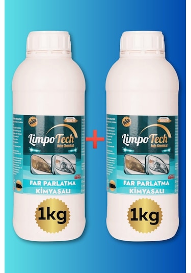 Buharlı Far Temizleme Sıvısı, Far Kimyasalı, Far Parlatıcı, Kloroform, Araba Farı Parlatıcı 2kg