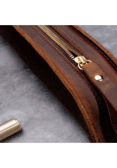 Willowhaven El Yapımı Deri Kalem Kutusu, Vintage Şarap Kırmızı, 18 Kalemlik, Pratik Tasarım Kırmızı