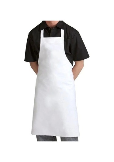Yuvalin Aşçı Mutfak Önlüğü Beyaz