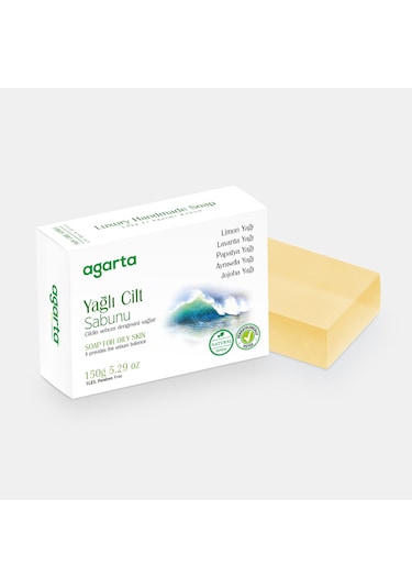 Agarta El Yapımı Doğal Argan Yağlı Katı Bitkisel Sabun 150 G