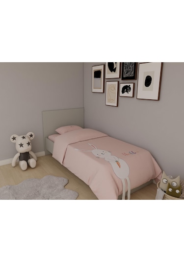 Letto Tek Kişilik Karyola Kül Gri Renk