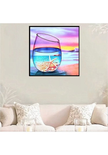 Suofeng 30x30cm Tam Taşlı Pano: Ev Dekoru İçin Kolay Uygulama, Parlak Reçine Taşları İle Oturma Odası, Yatak Odası Ve Çalışma Odası Dekoru Diğer