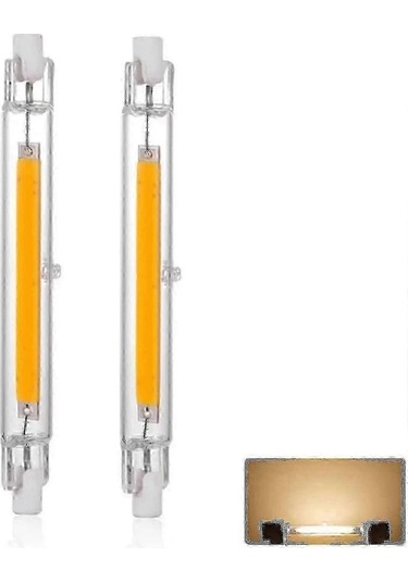 3000lm 3000k Sıcak Beyaz 30w Kısılabilir Led Ampul, R7s 118mm İçin 300w J118 Halojen Lambanın Yerini Alır Diğer