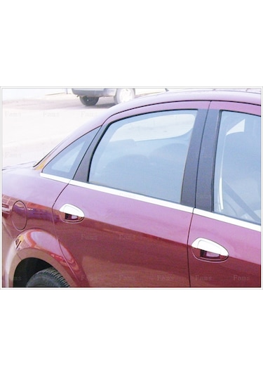 Famsotomotiv Fiat Linea Krom Cam Çıtası 8 Prç. 2007 Ve Üzeri P.Çelik