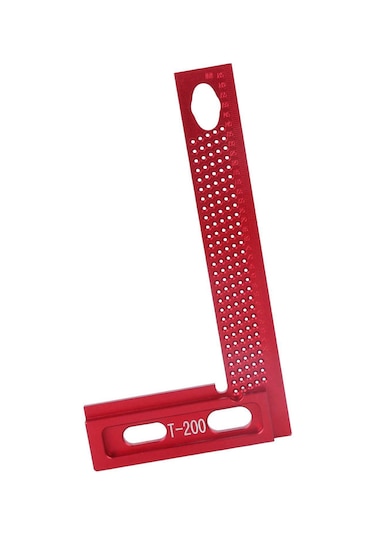 Symbee Ahşap İşçiliği Çizici Cetveli Alüminyum T-200 200mm Dayanıklı Korozyona Dayanıklı Hassas İşaretleme Aracı