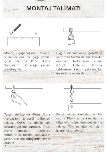 Lazer Kesim Sarkıt Paravan, Ahşap Separatör, Oda Bölücü 4'lü Panel Levha Modern Model