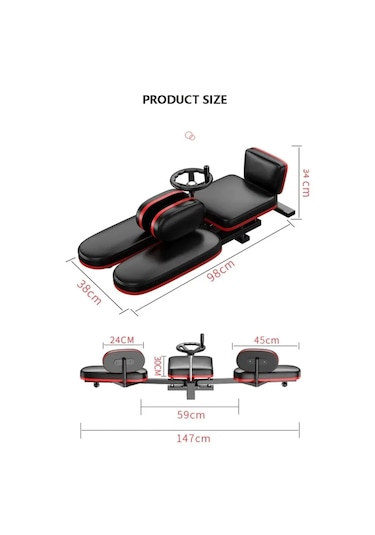 Hepitop Bacak Açma, Uzatma, Egzersiz Aleti, Leg Stretcher 180 Derece Baca
