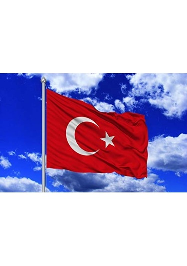 Türk Bayrağı Kumaş 100X150CM Alpaka Kumaş