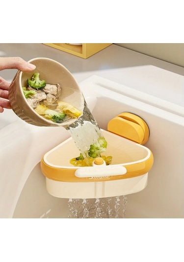 Dashanshop Green Pratik Lavabo Filtre Rafı Tıkanıklık Önleyici Sökülebilir Çöp Filtresi Yeşil