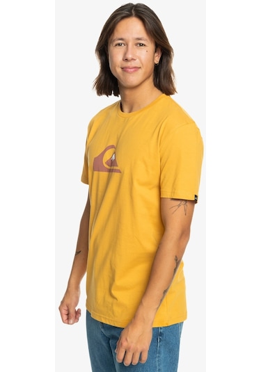 Quiksilver Comp Logo Erkek Tişört Eqyzt07658-69 Sarı