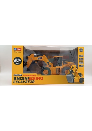 Limon Oyuncak Şarjlı Kumandalı Excavator 93308 Sarı
