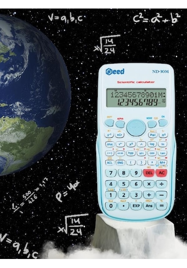 Need Nd-82m Mavi 240 Fonksiyonlu Bilimsel Hesap Makinesi Mavi